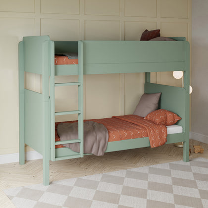 M18494LS,Babyletto Kids,TipToe Bunk Bed in Light Sage