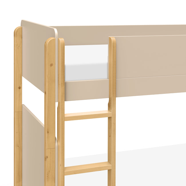 M18494TPEHY,Babyletto Kids,TipToe Bunk Bed in Taupe and Honey