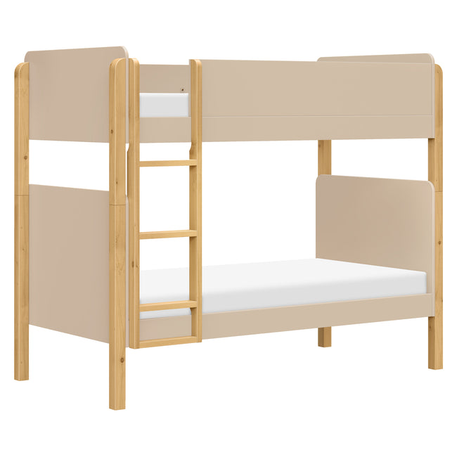 M18494TPEHY,Babyletto Kids,TipToe Bunk Bed in Taupe and Honey