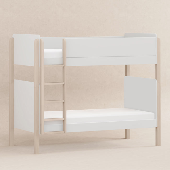 M18494WNX,Babyletto Kids,TipToe Bunk Bed in White and Washed Natural