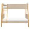 M18495TPEHY,Babyletto Kids,TipToe Twin-Over-Full Bunk Bed in Taupe and Honey