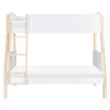 M18495WNX,Babyletto Kids,TipToe Twin-Over-Full Bunk Bed in White and Washed Natural