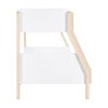 M18495WNX,Babyletto Kids,TipToe Twin-Over-Full Bunk Bed in White and Washed Natural