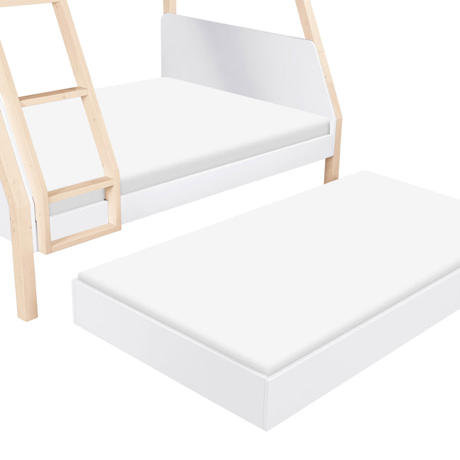 M18495WNX,Babyletto Kids,TipToe Twin-Over-Full Bunk Bed in White and Washed Natural