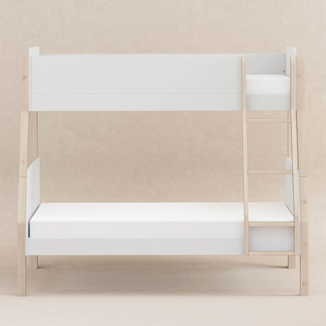 M18495WNX,Babyletto Kids,TipToe Twin-Over-Full Bunk Bed in White and Washed Natural