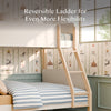 M18495WNX,Babyletto Kids,TipToe Twin-Over-Full Bunk Bed in White and Washed Natural