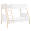 M18495WNX,Babyletto Kids,TipToe Twin-Over-Full Bunk Bed in White and Washed Natural