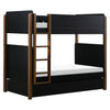 M19173B,The MDB Family,TipToe Twin Storage Trundle Bed in Black