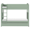 M19173LS,The MDB Family,TipToe Twin Storage Trundle Bed in Light Sage
