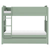 M19173LS,The MDB Family,TipToe Twin Storage Trundle Bed in Light Sage