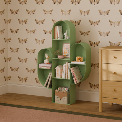 M20011SGR,Babyletto Kids,Cactus Bookcase in Sage Green