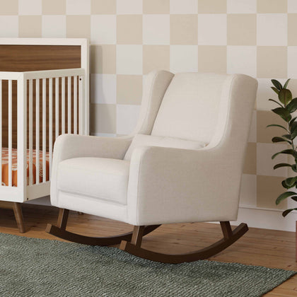 M20687PNET,Babyletto,Kai Rocker in Performance Natural Eco-Twill w/dark legs