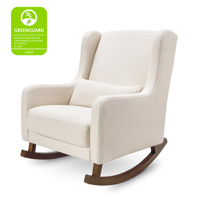 M20687PNET,Babyletto,Kai Rocker in Performance Natural Eco-Twill w/dark legs