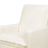 M20977CMSG,Babyletto,Cali Flange Gliding Swivel Recliner in Cream Shearling