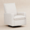 M20977CMSG,Babyletto,Cali Flange Gliding Swivel Recliner in Cream Shearling