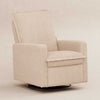 M20977CSG,Babyletto,Cali Flange Gliding Swivel Recliner in Chai Shearling
