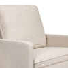 M20984PBEWLB,Babyletto,Cali Pillowback Chair and a Half Glider in Performance Beach Eco-Weave w/ Light Wood Base