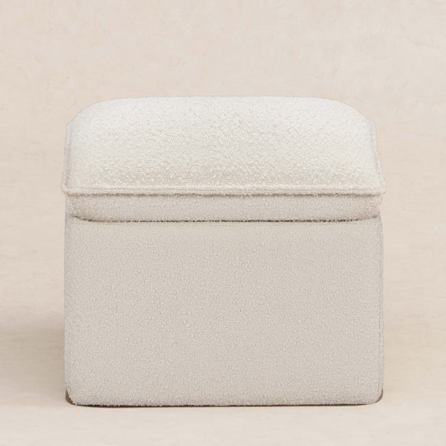 M20985WB,Babyletto,Cali Storage Ottoman in Ivory Boucle