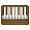 M21601NL,Babyletto,Bento 3-in-1 Convertible Storage Crib w/Toddler Bed Conversion Kit in Natural Walnut