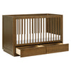 M21601NL,Babyletto,Bento 3-in-1 Convertible Storage Crib w/Toddler Bed Conversion Kit in Natural Walnut