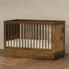 M21601NL,Babyletto,Bento 3-in-1 Convertible Storage Crib w/Toddler Bed Conversion Kit in Natural Walnut
