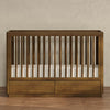 M21601NL,Babyletto,Bento 3-in-1 Convertible Storage Crib w/Toddler Bed Conversion Kit in Natural Walnut