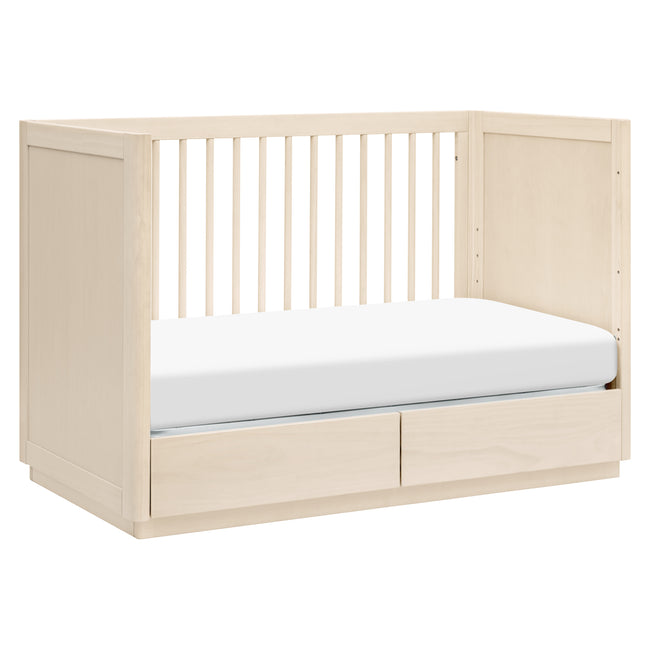 M21601NX,Babyletto,Bento 3-in-1 Convertible Storage Crib w/Toddler Bed Conversion Kit in Washed Natural