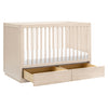 M21601NX,Babyletto,Bento 3-in-1 Convertible Storage Crib w/Toddler Bed Conversion Kit in Washed Natural