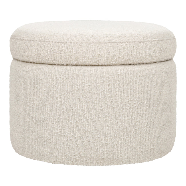 M22185WB,Babyletto,Wally Storage Ottoman in Ivory Boucle