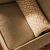 M23082OSCTB,Babyletto,Nate Berkus x Babyletto Sigi Pro Power Recliner in Perf Olive Stripe Eco-Crossweave w/Toffee Base