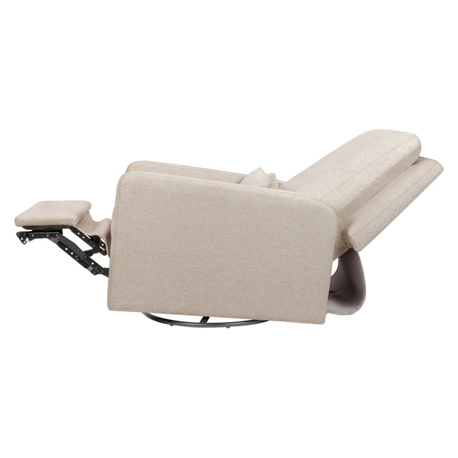 M23085PBEW,Babyletto,Sigi Glider Recliner w/ Electronic Control and USB in Performance Beach Eco-Weave