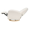 M23188WBLB,Babyletto,Nami Glider Recliner w/ Electronic Control and USB in Ivory Boucle w/Light Wood Base