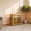 M23401HY,Babyletto,Yuzu 8-in-1 Convertible Crib w/ Bassinet & Toddler Bed Kits in Honey
