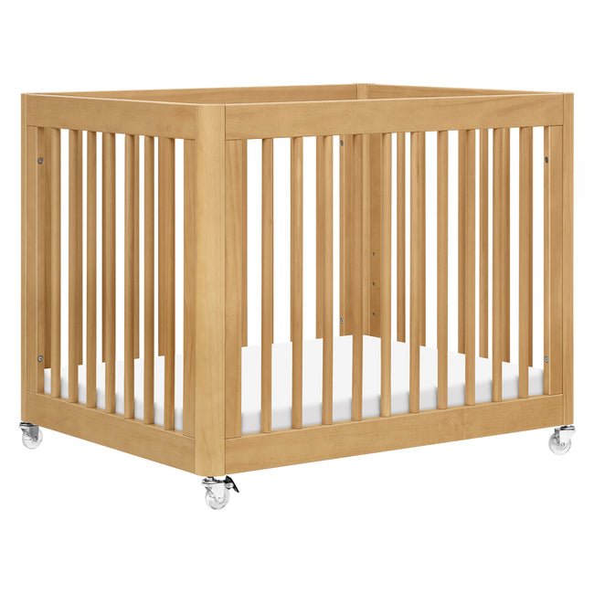 M23401HY,Babyletto,Yuzu 8-in-1 Convertible Crib w/ Bassinet & Toddler Bed Kits in Honey