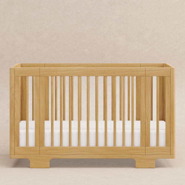 M23401HY,Babyletto,Yuzu 8-in-1 Convertible Crib w/ Bassinet & Toddler Bed Kits in Honey