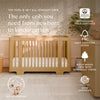 M23401HY,Babyletto,Yuzu 8-in-1 Convertible Crib w/ Bassinet & Toddler Bed Kits in Honey