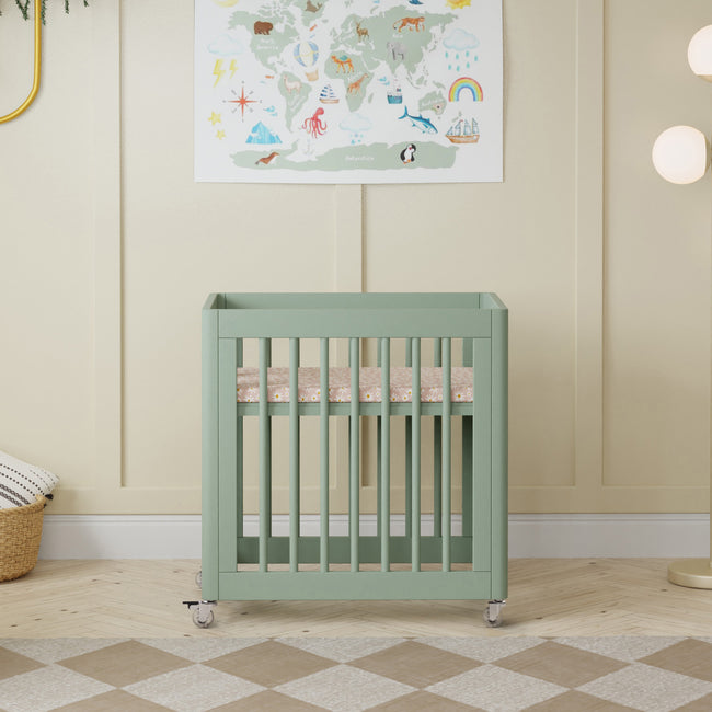 M23401LS,Babyletto,Yuzu 8-in-1 Convertible Crib w/All-Stages Conversion Kits in Light Sage