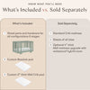M23401LS,Babyletto,Yuzu 8-in-1 Convertible Crib w/All-Stages Conversion Kits in Light Sage