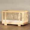 M23401N,Babyletto,Yuzu 8-in-1 Convertible Crib w/ Bassinet & Toddler Bed Kits in Natural