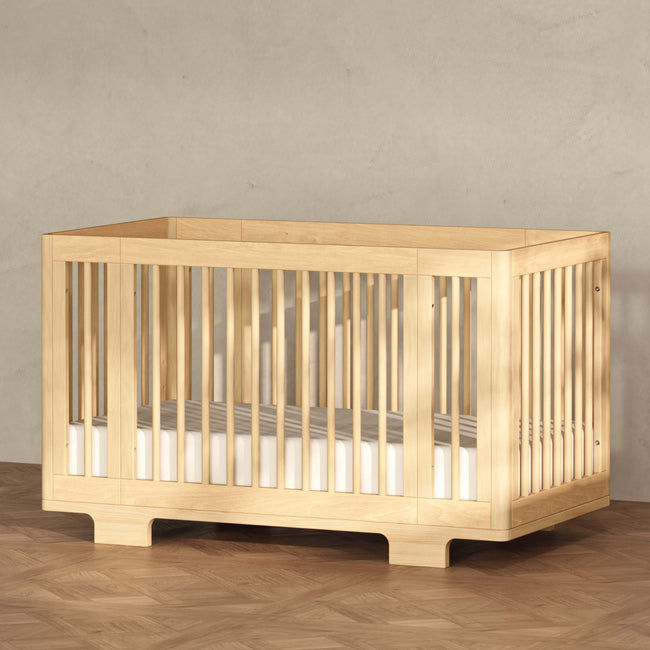 M23401N,Babyletto,Yuzu 8-in-1 Convertible Crib w/ Bassinet & Toddler Bed Kits in Natural