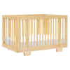 M23401N,Babyletto,Yuzu 8-in-1 Convertible Crib w/ Bassinet & Toddler Bed Kits in Natural