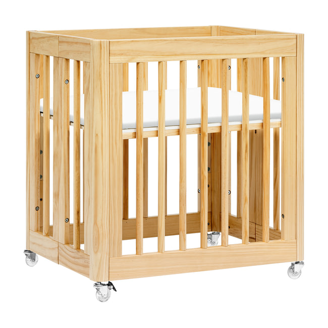 M23401N,Babyletto,Yuzu 8-in-1 Convertible Crib w/ Bassinet & Toddler Bed Kits in Natural