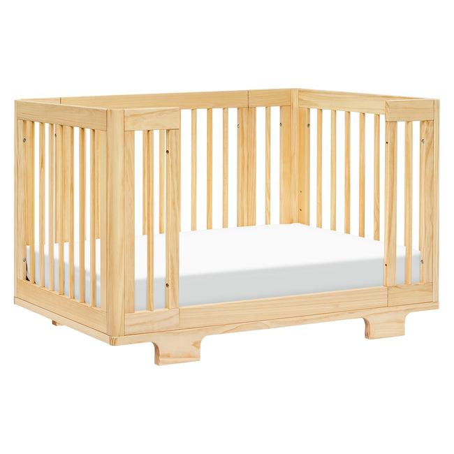 M23401N,Babyletto,Yuzu 8-in-1 Convertible Crib w/ Bassinet & Toddler Bed Kits in Natural