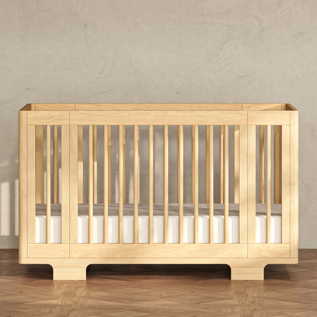 M23401N,Babyletto,Yuzu 8-in-1 Convertible Crib w/ Bassinet & Toddler Bed Kits in Natural