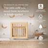 M23401N,Babyletto,Yuzu 8-in-1 Convertible Crib w/ Bassinet & Toddler Bed Kits in Natural
