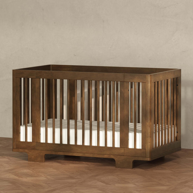M23401NL,Babyletto,Yuzu 8-in-1 Convertible Crib w/ Bassinet & Toddler Bed Kits in Natural Walnut