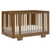 M23401NL,Babyletto,Yuzu 8-in-1 Convertible Crib w/ Bassinet & Toddler Bed Kits in Natural Walnut