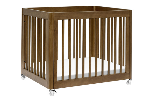 M23401NL,Babyletto,Yuzu 8-in-1 Convertible Crib w/ Bassinet & Toddler Bed Kits in Natural Walnut