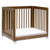 M23401NL,Babyletto,Yuzu 8-in-1 Convertible Crib w/ Bassinet & Toddler Bed Kits in Natural Walnut