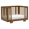 M23401NL,Babyletto,Yuzu 8-in-1 Convertible Crib w/ Bassinet & Toddler Bed Kits in Natural Walnut